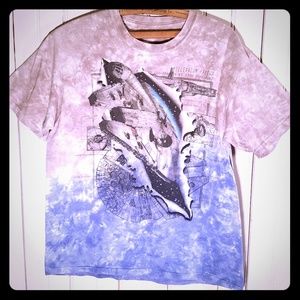 Star Wars Tie Dye Tshirt Disney Millennium Falcon